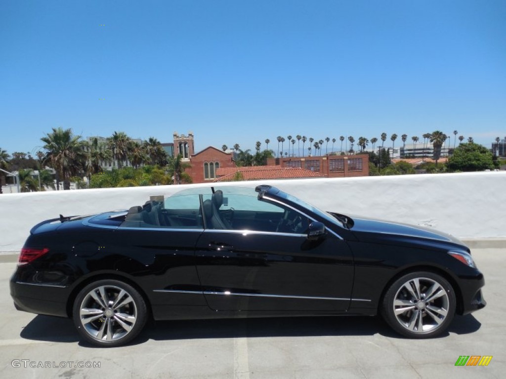 2014 E 350 Cabriolet - Black / Black photo #3