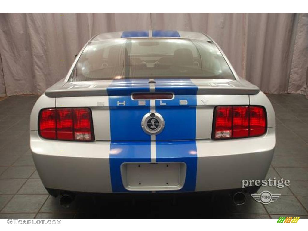 2008 Mustang Shelby GT500KR Coupe - Brilliant Silver Metallic / Black photo #2