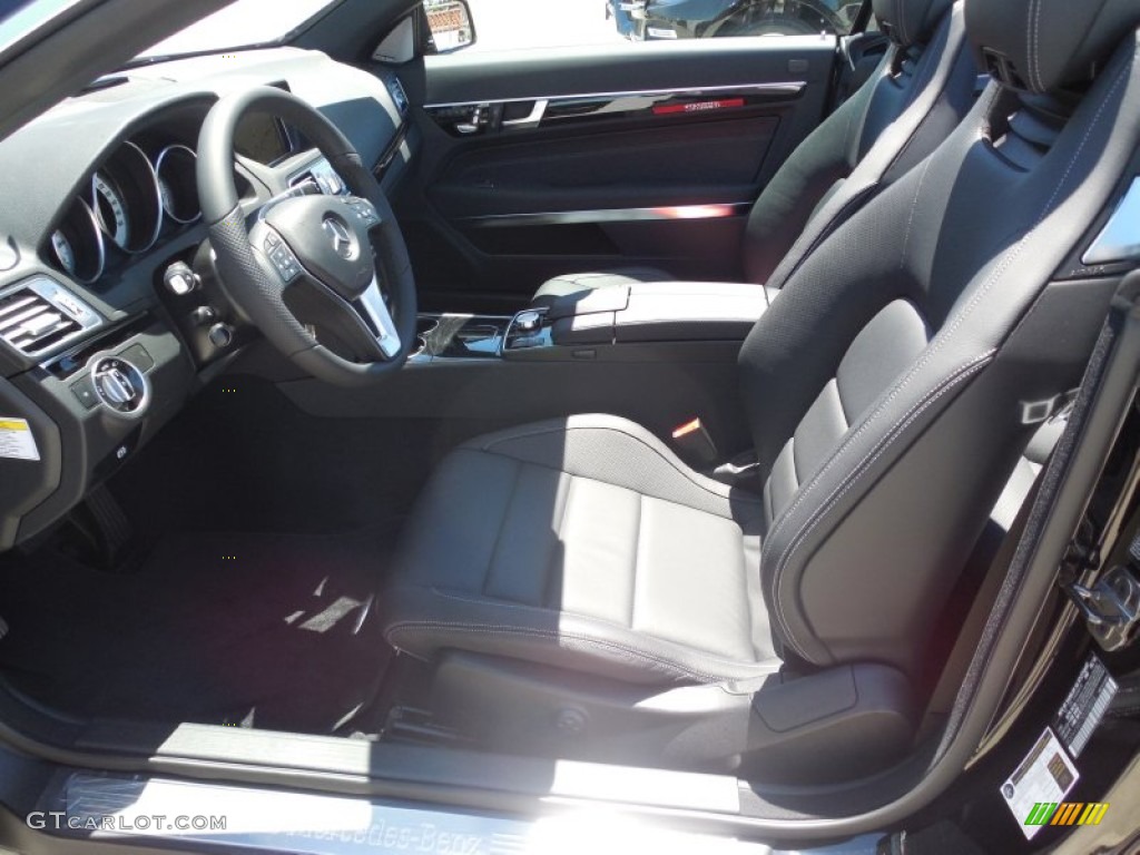2014 E 350 Cabriolet - Black / Black photo #5