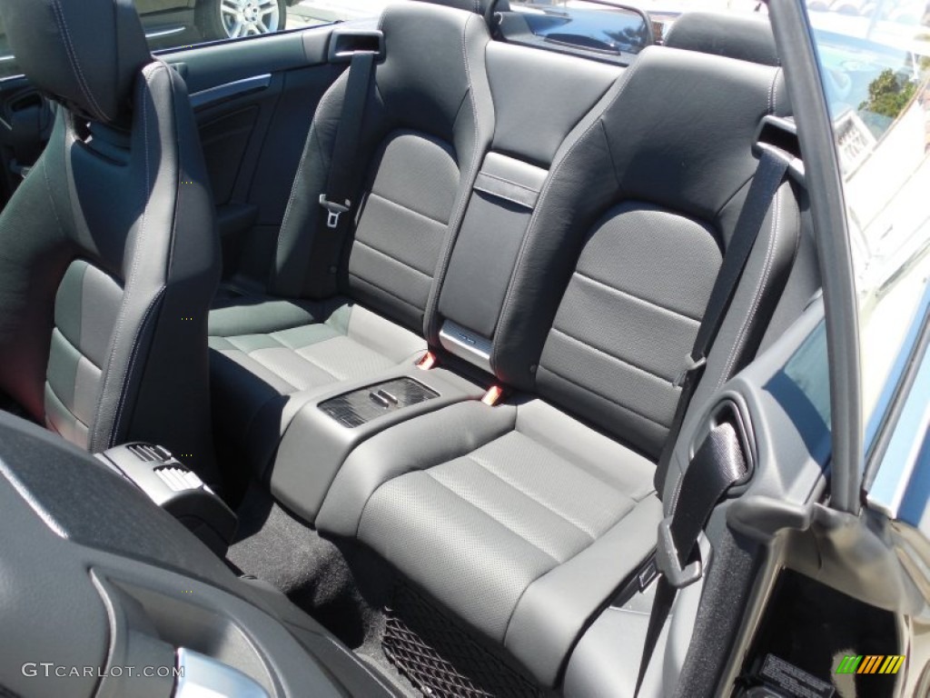 2014 E 350 Cabriolet - Black / Black photo #6