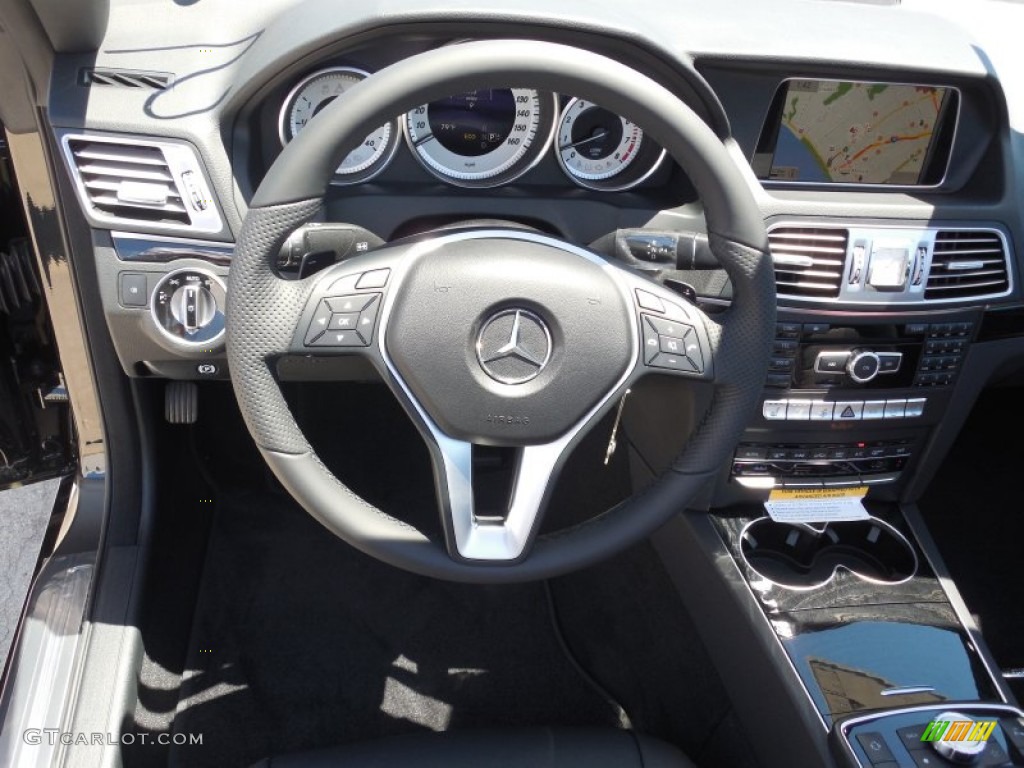 2014 E 350 Cabriolet - Black / Black photo #7