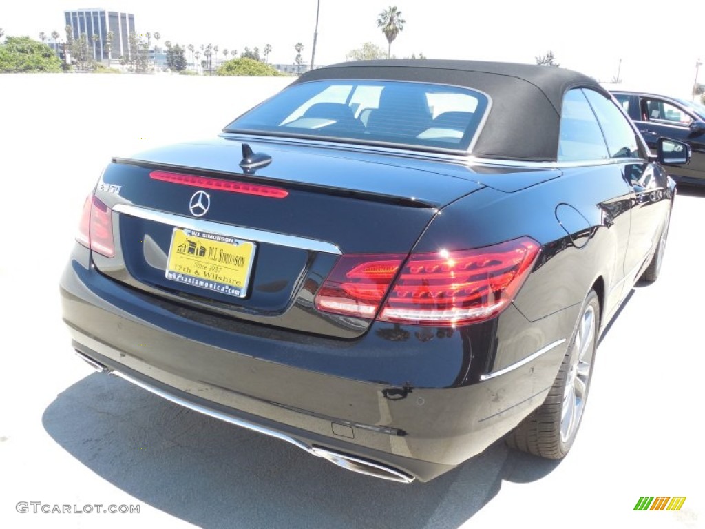 2014 E 350 Cabriolet - Black / Black photo #8