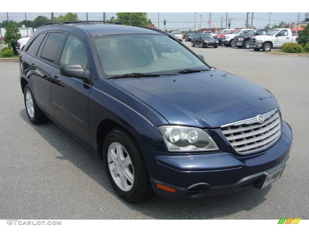 2005 Pacifica AWD - Midnight Blue Pearl / Light Taupe photo #2