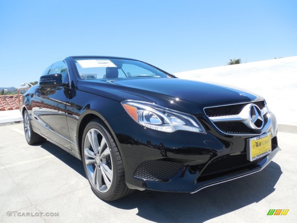 2014 E 350 Cabriolet - Black / Black photo #11