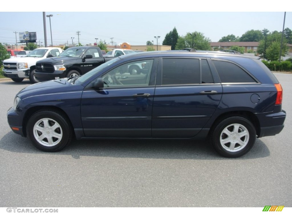 2005 Pacifica AWD - Midnight Blue Pearl / Light Taupe photo #3