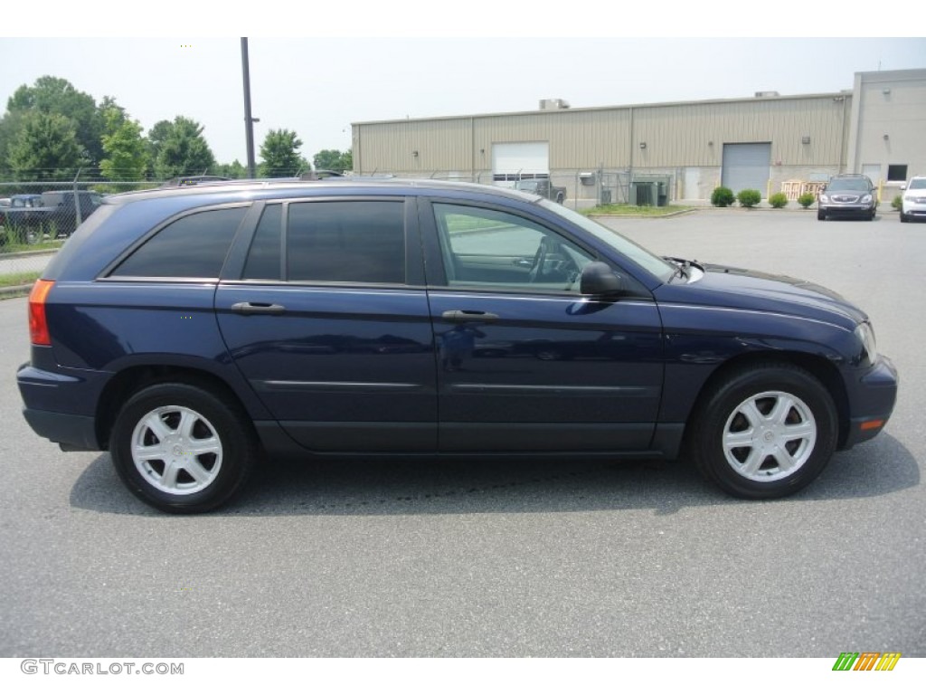 2005 Pacifica AWD - Midnight Blue Pearl / Light Taupe photo #6
