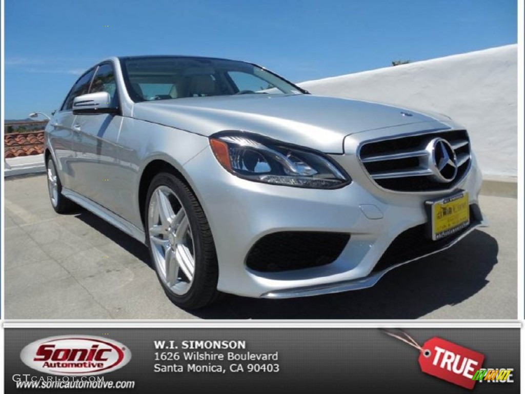 2014 E 350 Sport Sedan - Iridium Silver Metallic / Gray/Dark Gray photo #1