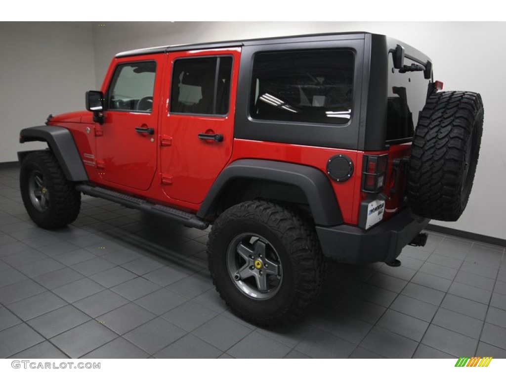 2012 Wrangler Unlimited Sport 4x4 - Flame Red / Black photo #5