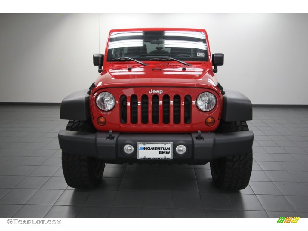 2012 Wrangler Unlimited Sport 4x4 - Flame Red / Black photo #6