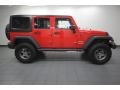 2012 Flame Red Jeep Wrangler Unlimited Sport 4x4  photo #7