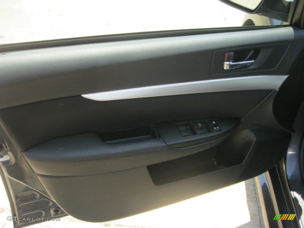 2011 Legacy 2.5i Premium - Graphite Gray Metallic / Off-Black photo #14