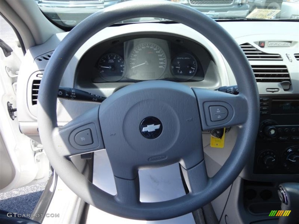 2005 Chevrolet Malibu Sedan Gray Steering Wheel Photo #83574756