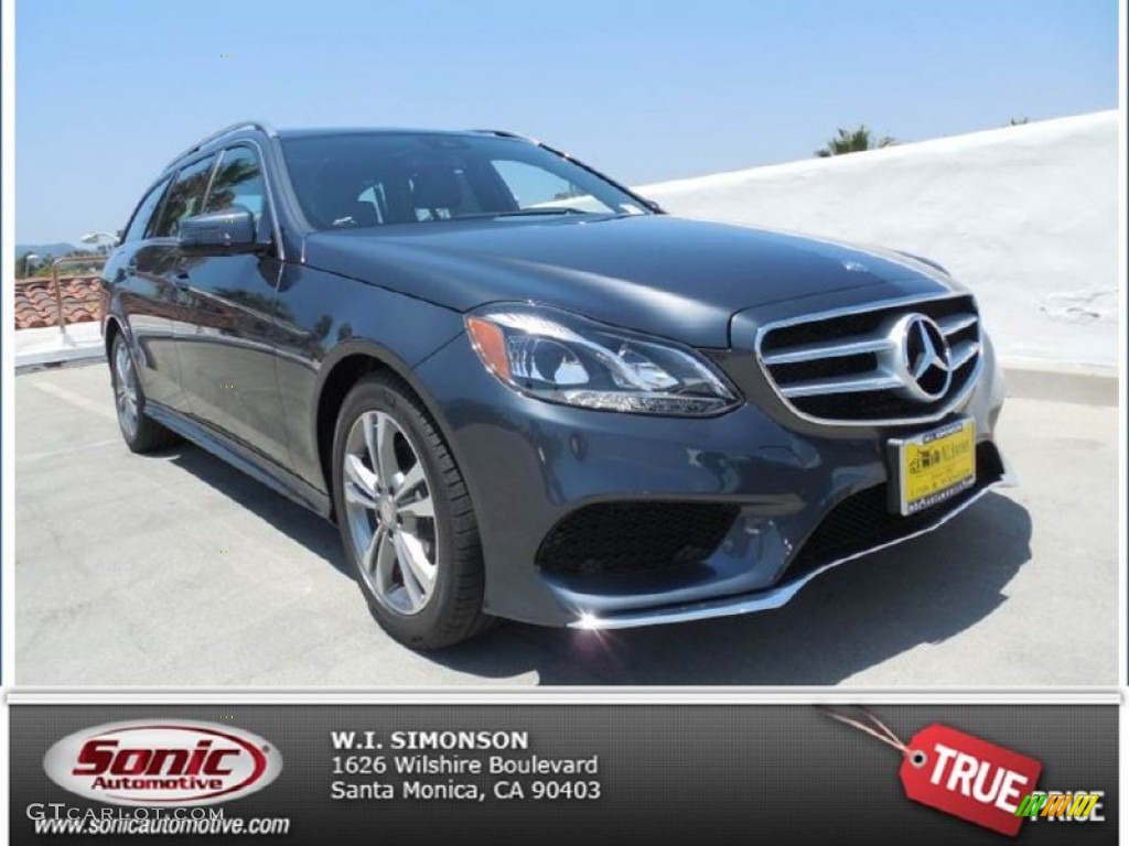2014 E 350 4Matic Sport Wagon - Steel Gray Metallic / Black photo #1