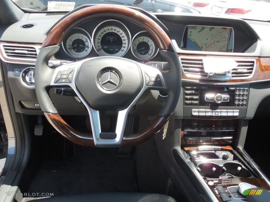 2014 Mercedes-Benz E 350 4Matic Sport Wagon Black Dashboard Photo #83574999