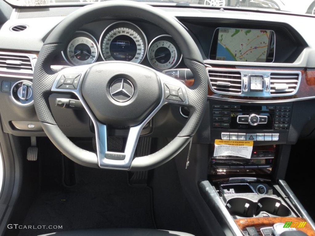 2014 E 350 Sport Sedan - Diamond White Metallic / Black photo #9
