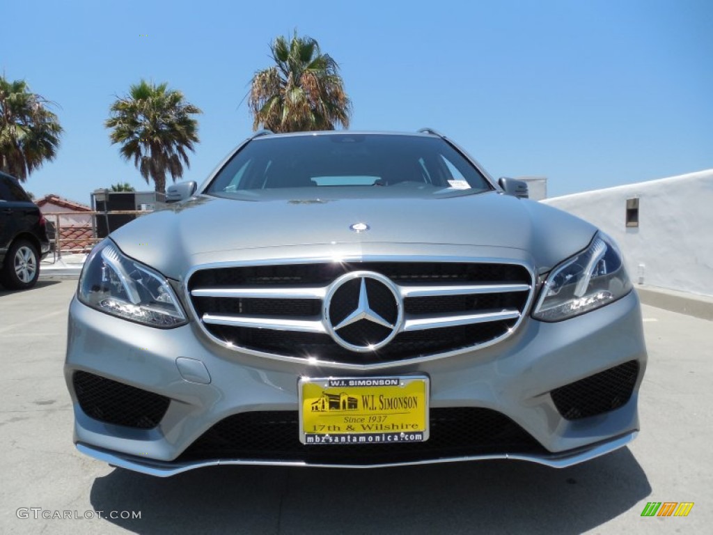 2014 E 350 4Matic Sport Wagon - Paladium Silver Metallic / Black photo #2