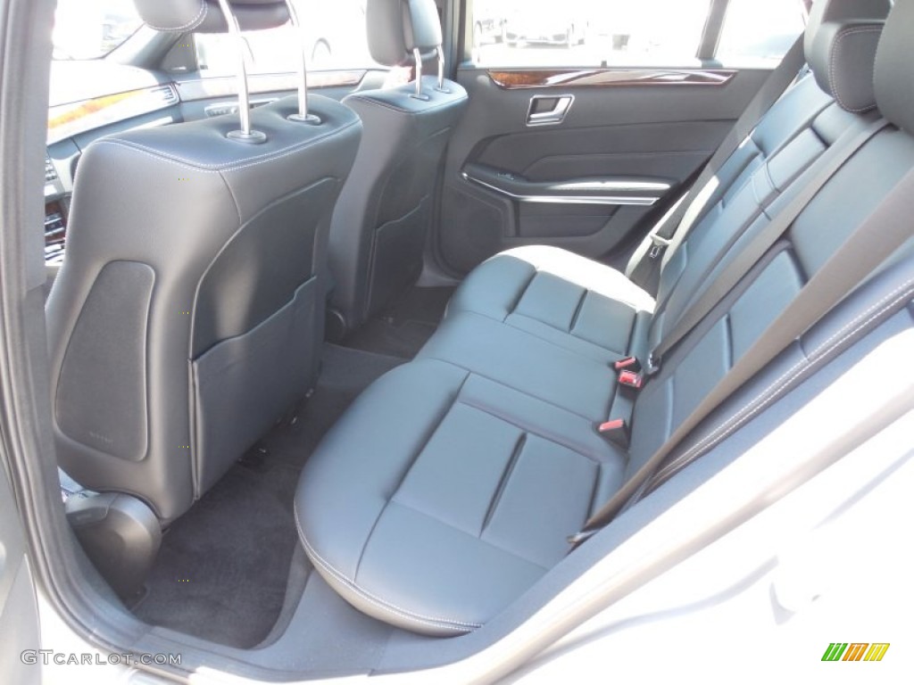 2014 Mercedes-Benz E 350 4Matic Sport Wagon Rear Seat Photo #83575797