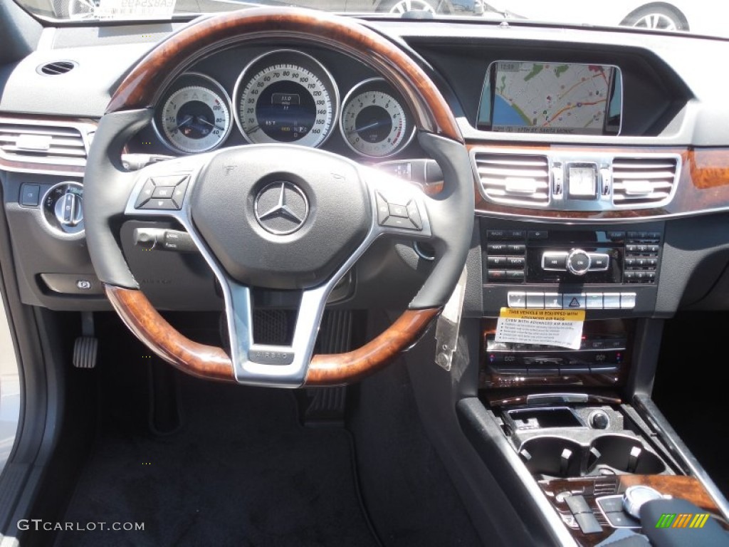 2014 Mercedes-Benz E 350 4Matic Sport Wagon Black Dashboard Photo #83575821