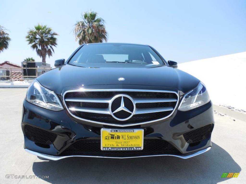 2014 E 350 Sport Sedan - Black / Black photo #2
