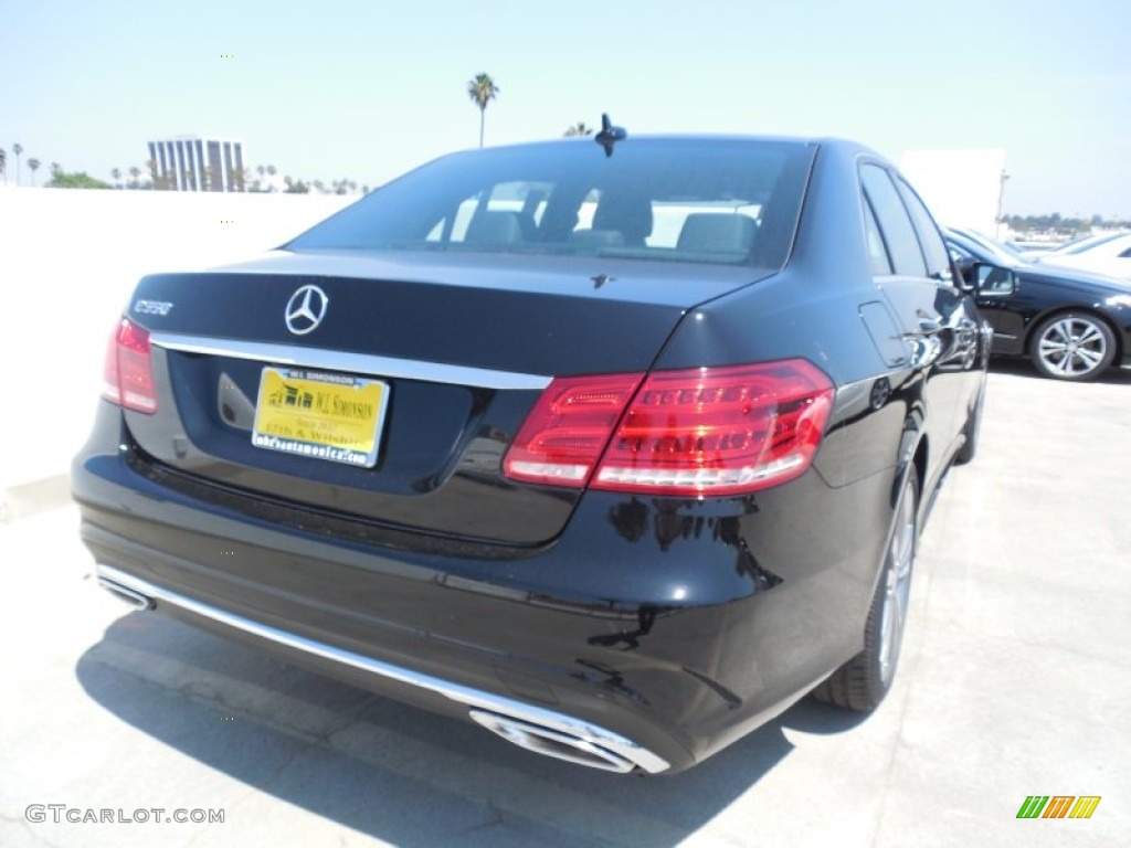 2014 E 350 Sport Sedan - Black / Black photo #4