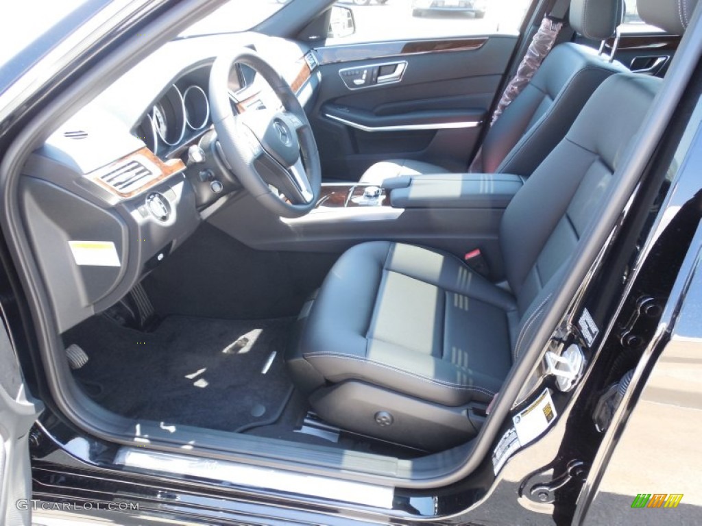 2014 E 350 Sport Sedan - Black / Black photo #7