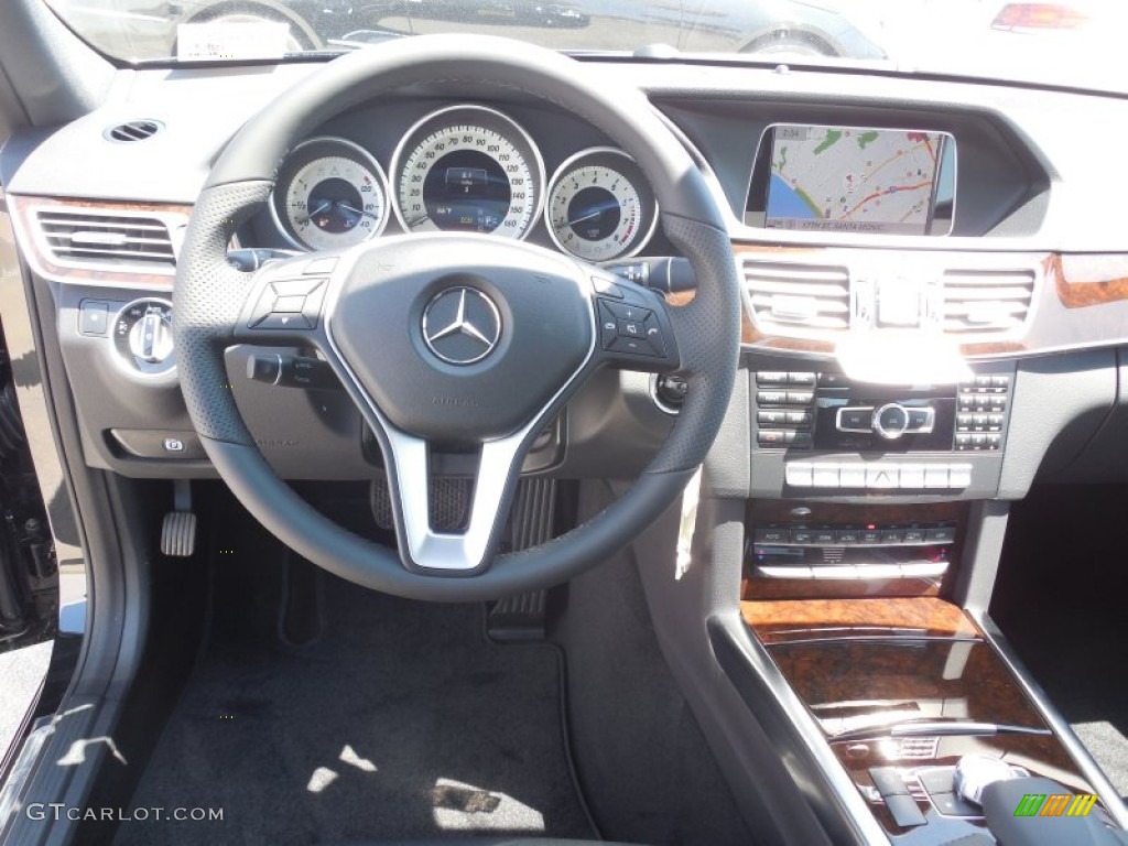 2014 E 350 Sport Sedan - Black / Black photo #9