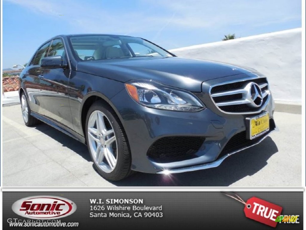 2014 E 350 Sport Sedan - Steel Gray Metallic / Gray/Dark Gray photo #1