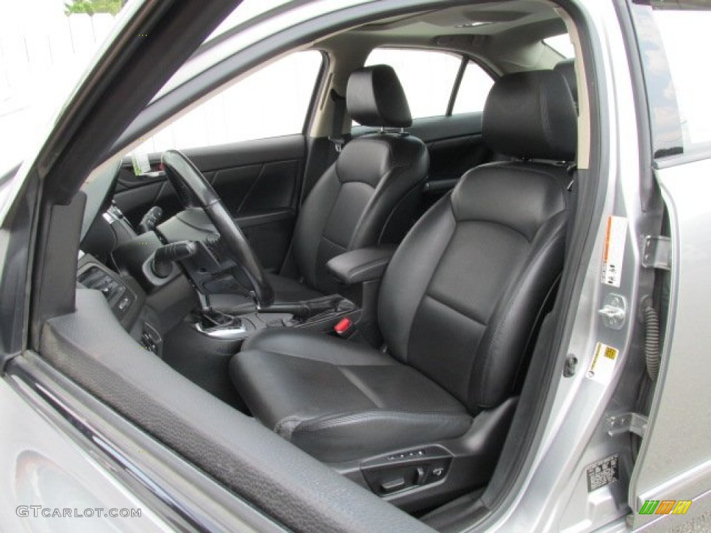 2010 Kizashi SLS AWD - Azure Gray Metallic / Black photo #12