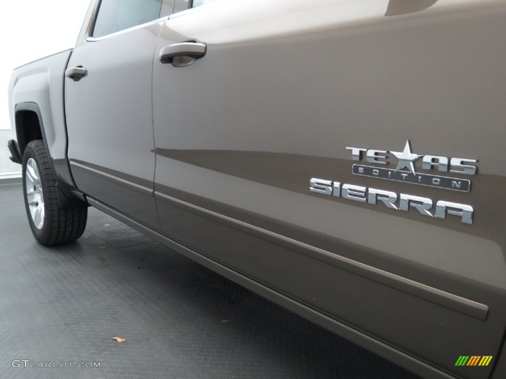 2014 Sierra 1500 SLE Crew Cab - Bronze Alloy Metallic / Jet Black/Dark Ash photo #2