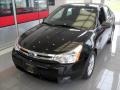 Black 2008 Ford Focus SES Sedan