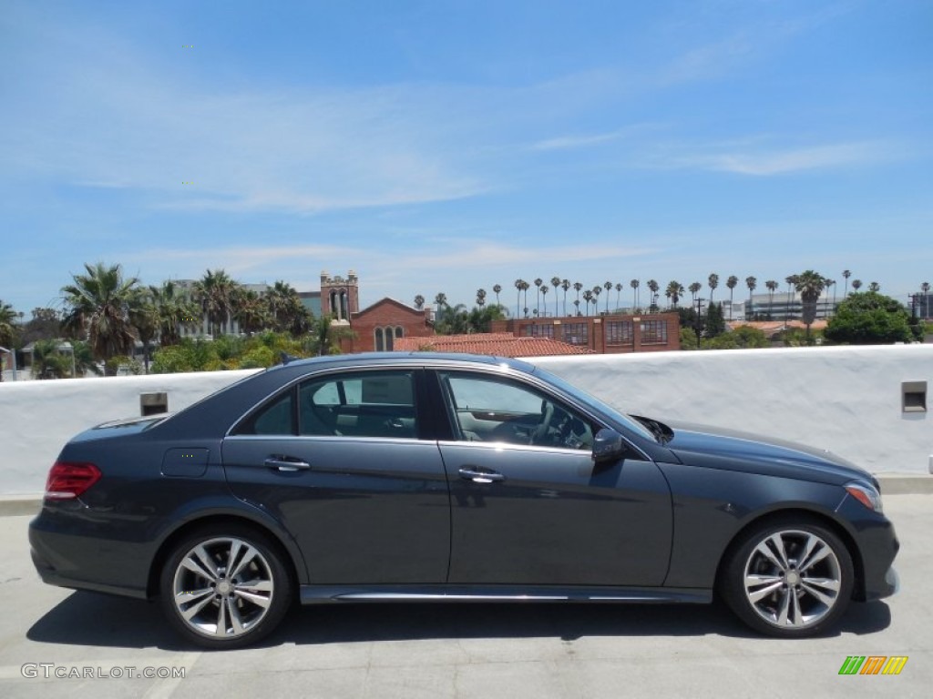 2014 E 350 Sport Sedan - Steel Gray Metallic / Silk Beige/Espresso Brown photo #3