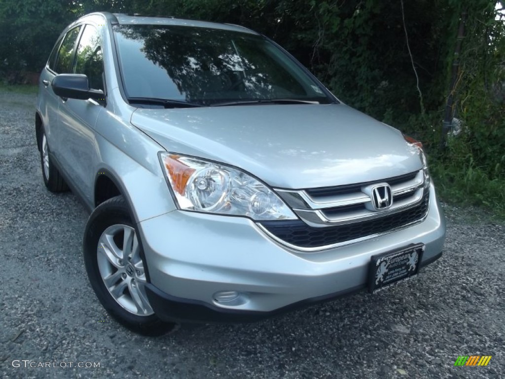 2011 CR-V EX 4WD - Alabaster Silver Metallic / Black photo #2