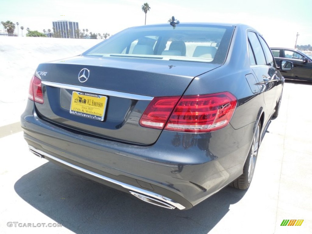 2014 E 350 Sport Sedan - Steel Gray Metallic / Silk Beige/Espresso Brown photo #4