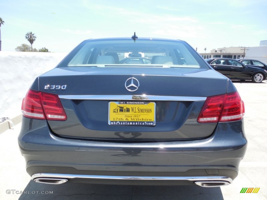 2014 E 350 Sport Sedan - Steel Gray Metallic / Silk Beige/Espresso Brown photo #5