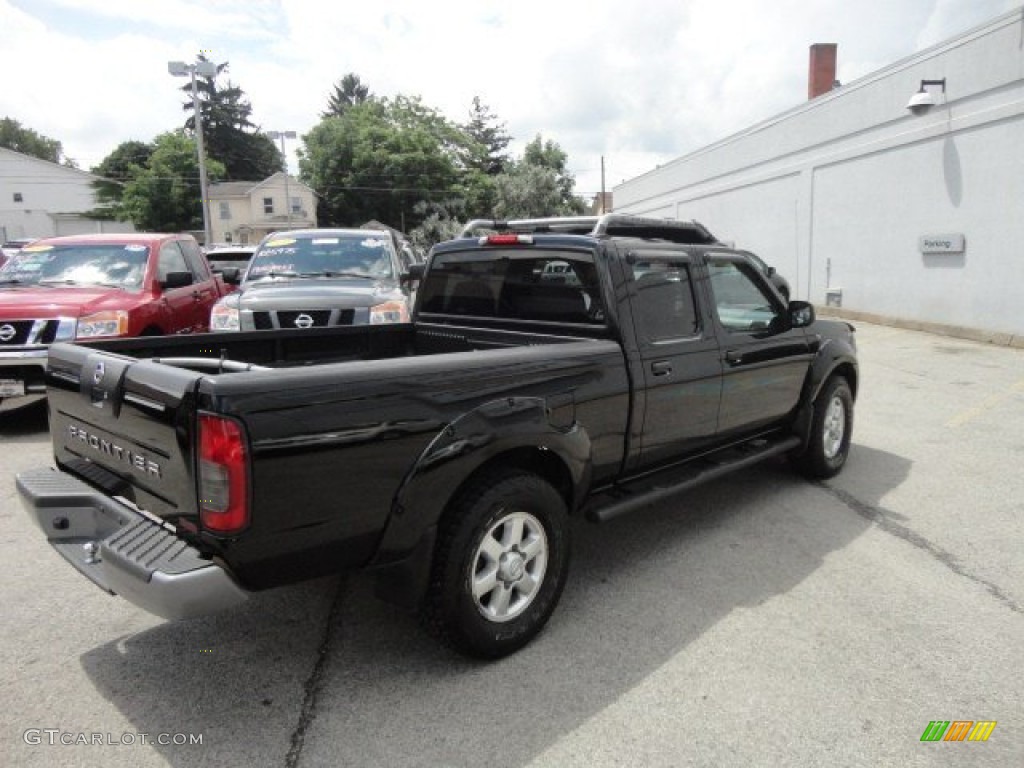 Super Black 2004 Nissan Frontier SC Crew Cab 4x4 Exterior Photo #83577132