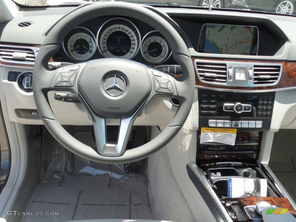 2014 E 350 Sport Sedan - Steel Gray Metallic / Silk Beige/Espresso Brown photo #9
