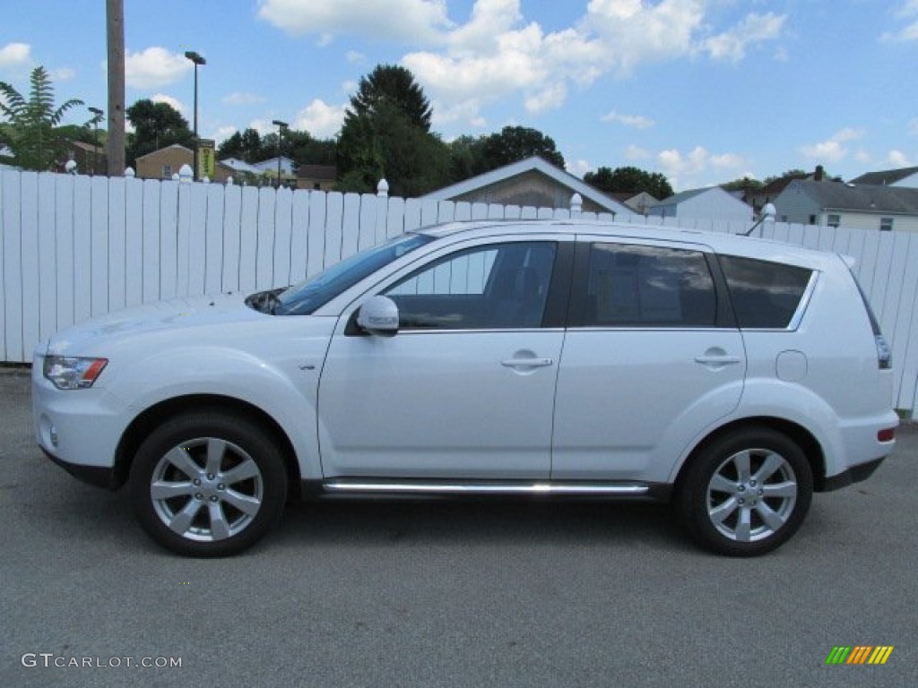 Diamond White Pearl 2012 Mitsubishi Outlander GT S AWD Exterior Photo #83577567