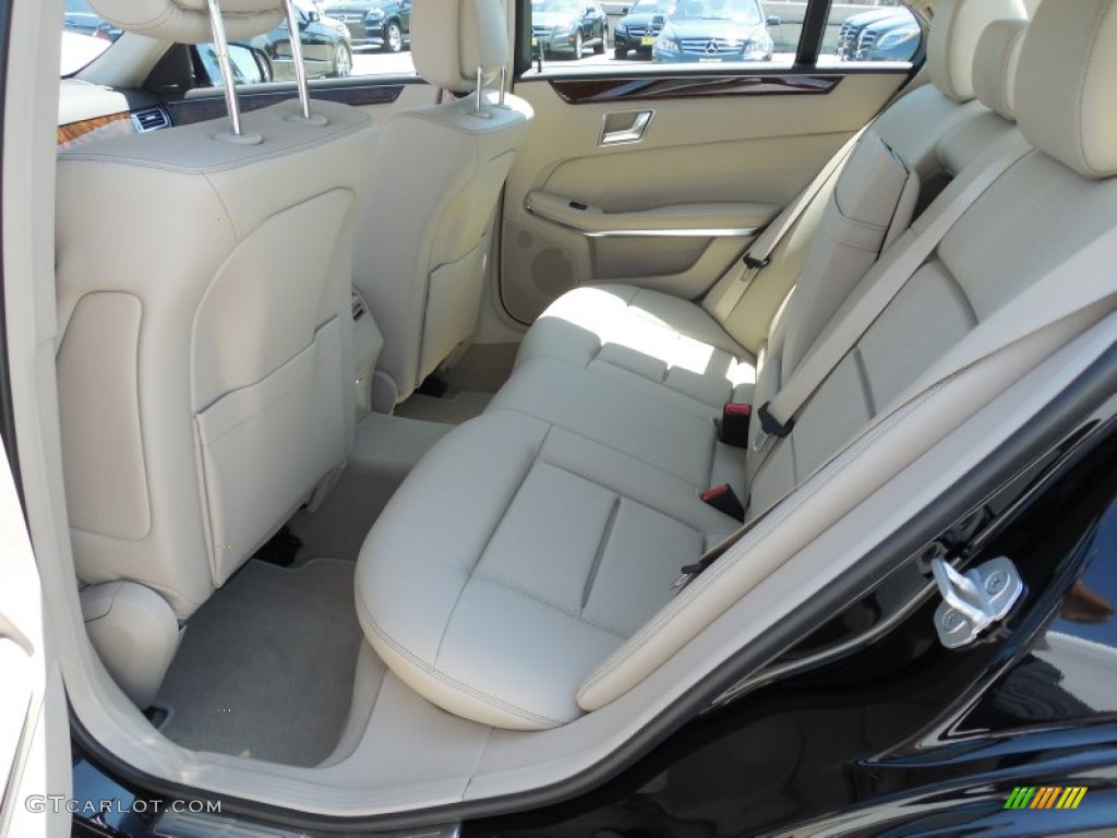 2014 E 350 Sedan - Black / Silk Beige/Espresso Brown photo #8