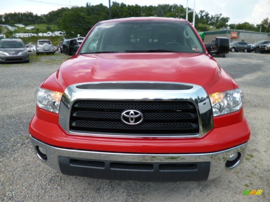 2009 Tundra TRD Double Cab 4x4 - Radiant Red / Graphite Gray photo #2