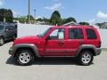 2005 Flame Red Jeep Liberty Sport 4x4  photo #2