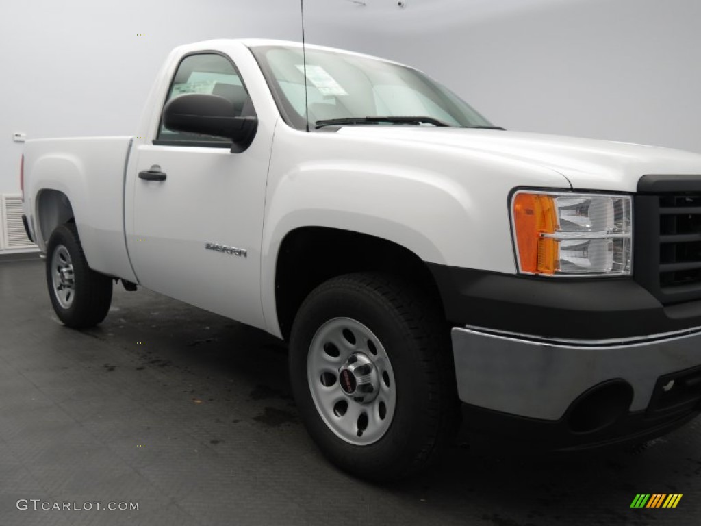 2013 Sierra 1500 Regular Cab - Summit White / Dark Titanium photo #2