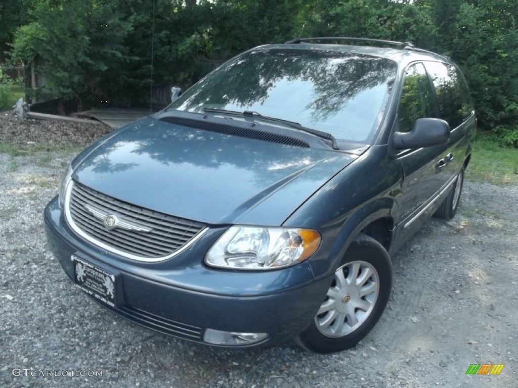 2001 Town & Country LXi - Steel Blue Pearl / Sandstone photo #1