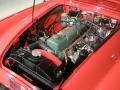 1966 Austin Healey 3000 MKIII BJ8, Red/Black / Black, Engine
