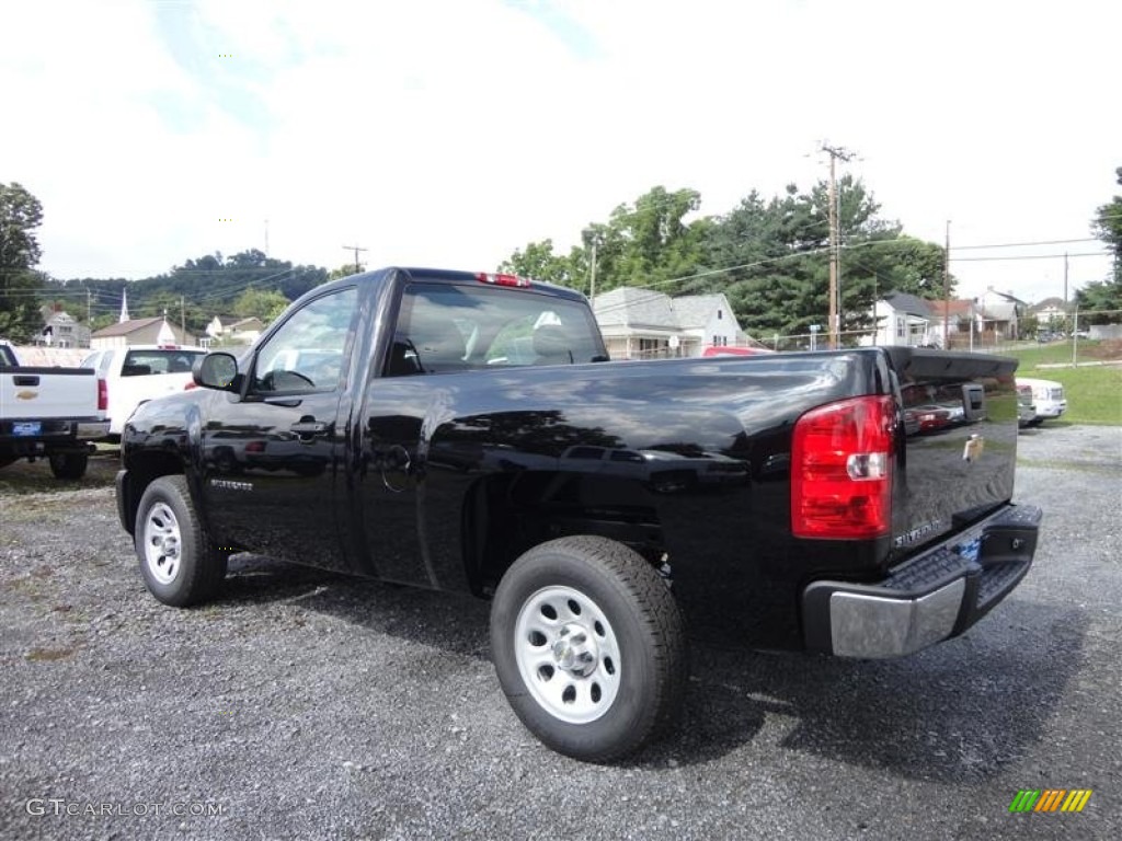 2013 Silverado 1500 Work Truck Regular Cab - Black / Dark Titanium photo #5