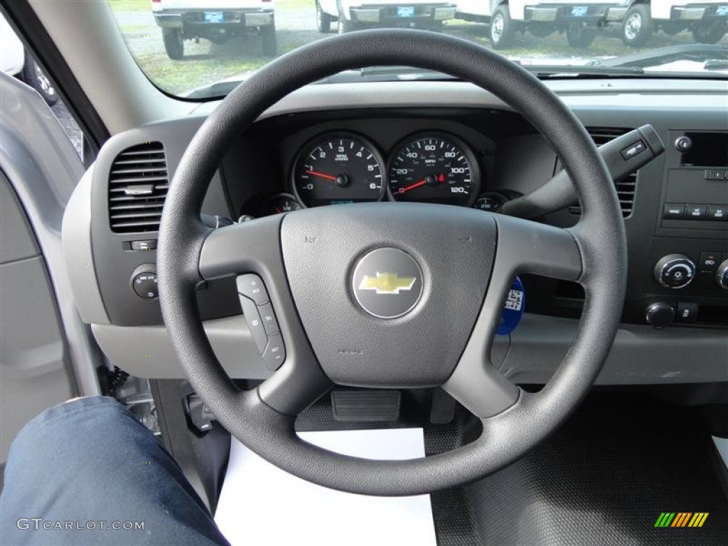 2013 Silverado 1500 Work Truck Regular Cab - Silver Ice Metallic / Dark Titanium photo #9