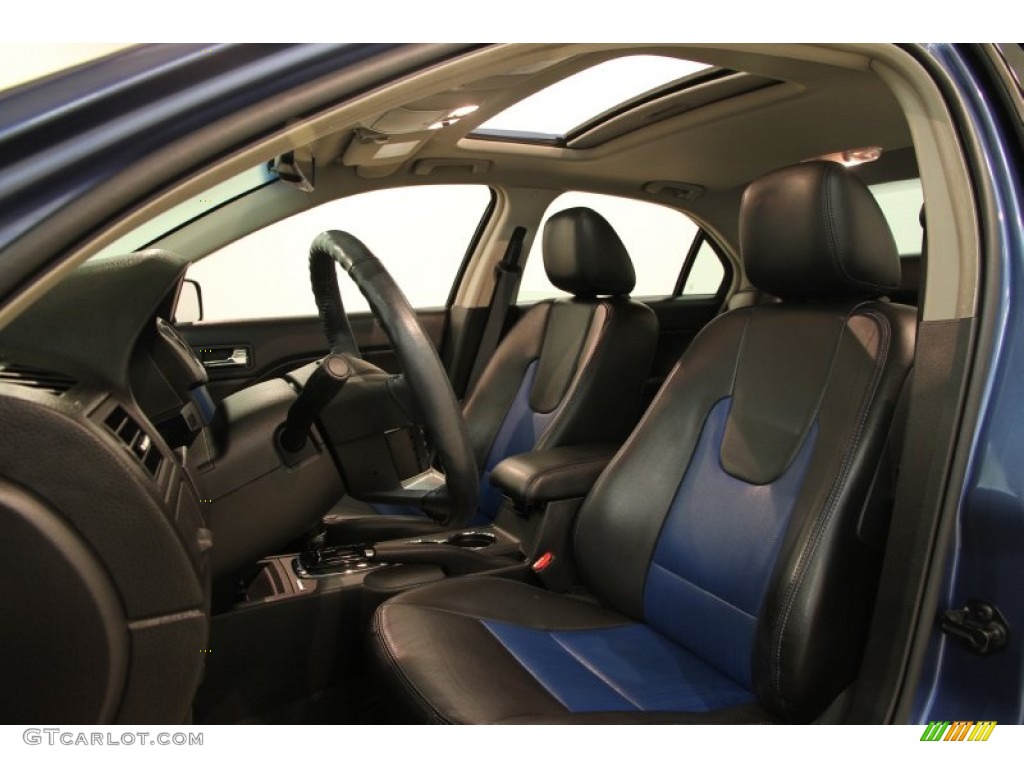 2010 Fusion Sport - Sport Blue Metallic / Charcoal Black/Sport Blue photo #5