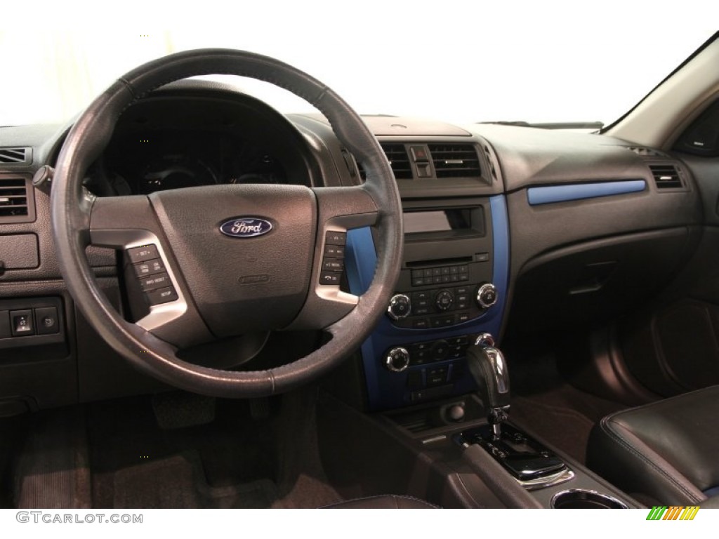 2010 Fusion Sport - Sport Blue Metallic / Charcoal Black/Sport Blue photo #6