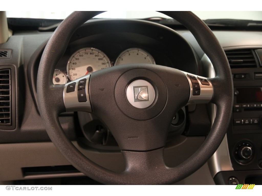 2006 Saturn VUE Standard VUE Model Gray Steering Wheel Photo #83583447