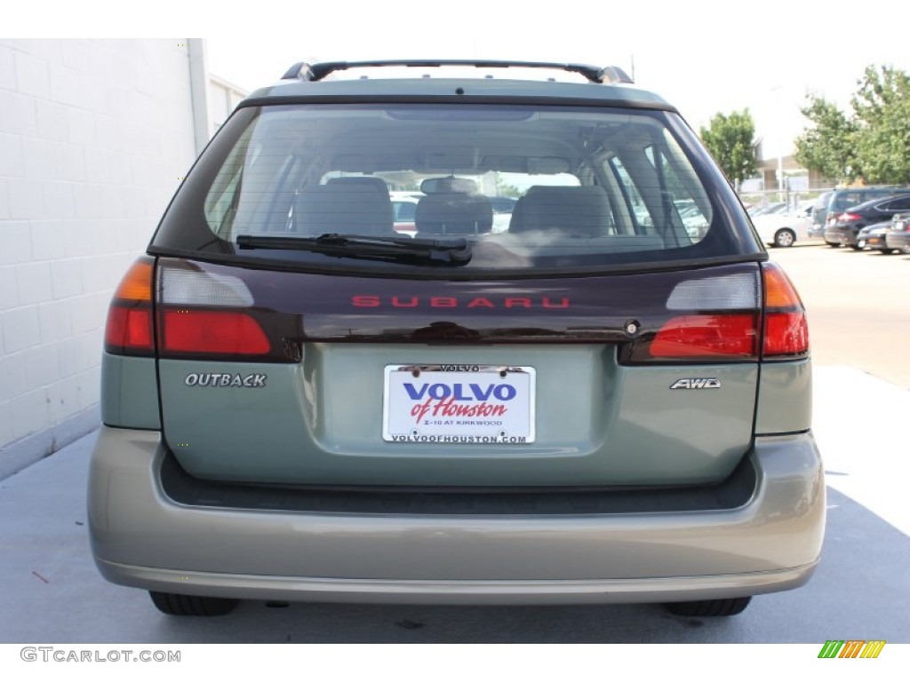 2004 Outback Wagon - Seamist Green Pearl / Beige photo #8