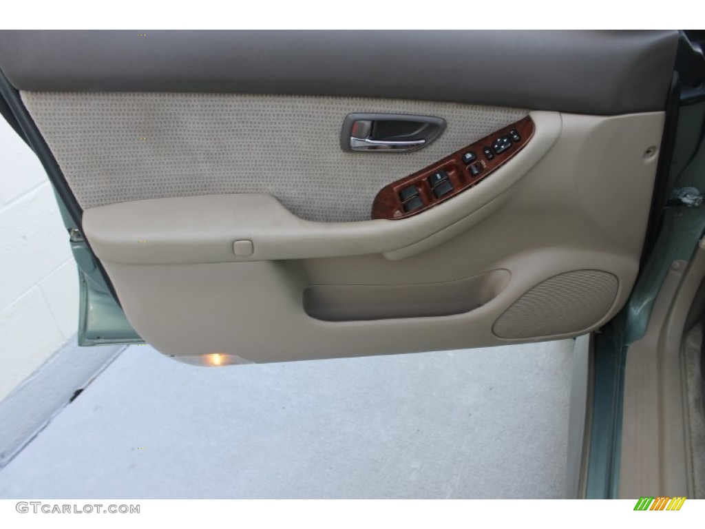 2004 Outback Wagon - Seamist Green Pearl / Beige photo #10